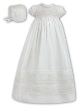 Sarah Louise -c- Girls Christening Robe & Bonnet.- BB190